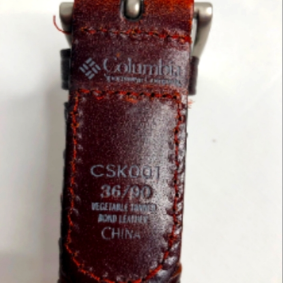 Columbia brown leather belt - Picture 5 of 5